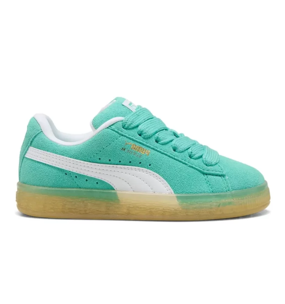 Puma Scarpe Suede XL Jr Acquatic Verde 396577-18