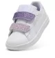 Puma Scarpe Smash 3.0 L Glitter Velcro V Inf Bianco E Viola | Puma | 