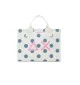 Sun68 Borsa Canvas Printed Bag Punti Bianco E Blu X35226 0180
