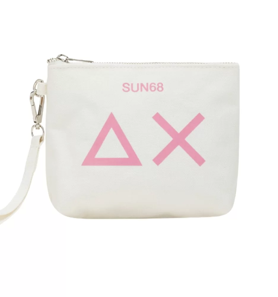 Sun68 Pochette Canvas Bianco X35211 01