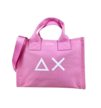 Sun68 Borsa Da Spiaggia Canvas Beach Bag Rosa X35212 04