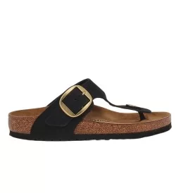 Birkenstock Infradito Gizeh Big Buckle Nero 1024019