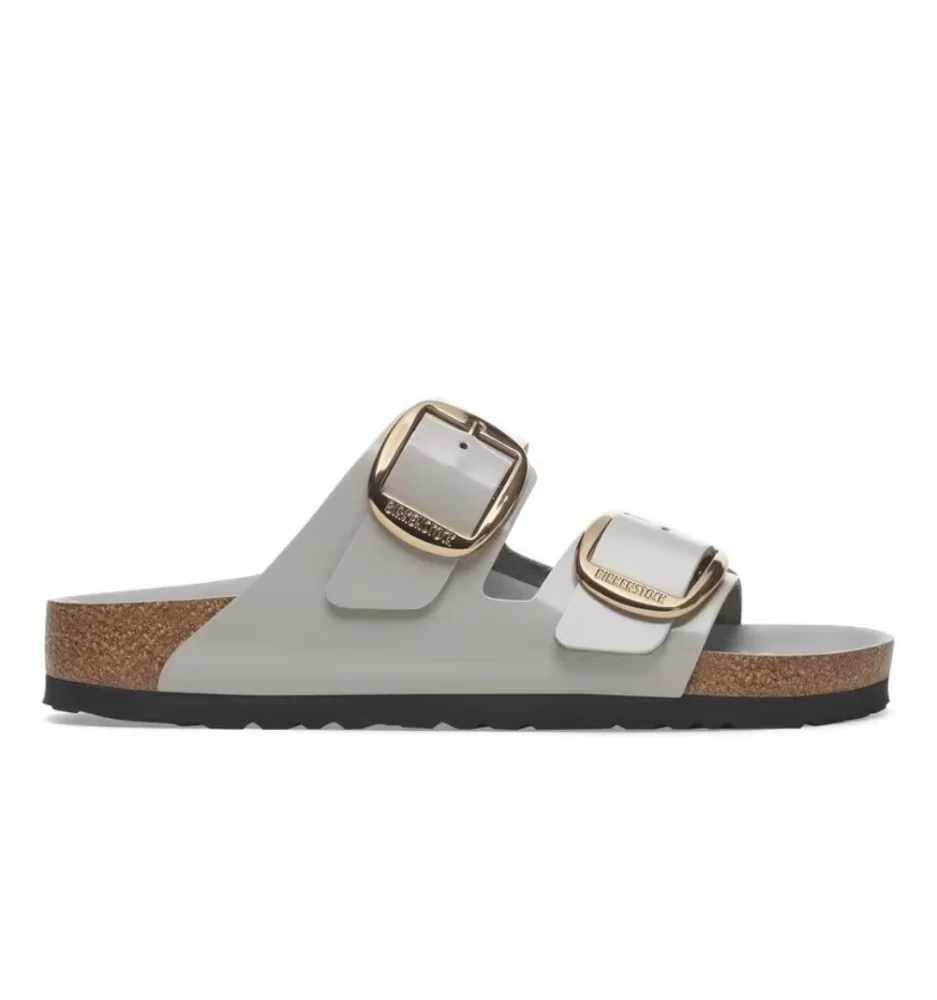 Birkenstock Sandali Arizona Big Buckle Shine Stone Coin Natural 1029391