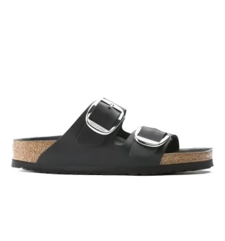 Birkenstock Sandali Arizona Big Buckle Oiled Nero 1011075
