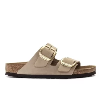 Birkenstock Sandali Arizona Big Buckle Nubuck Sandcastle 1024064