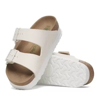 Birkenstock Sandali Arizona Pap Flex Platform Birko Flor Eggshell Bianco | Birkenstock | 