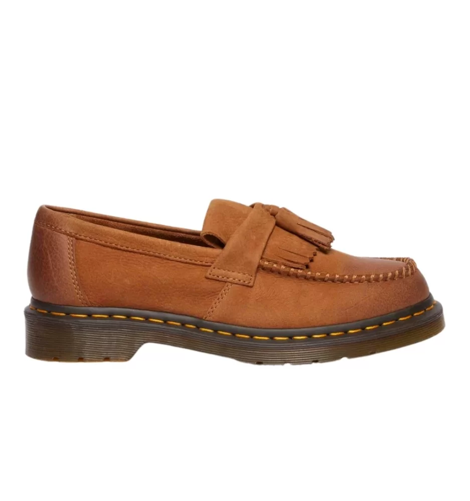 Dr Martens Mocassini Adrian Tumbled Nubuck Tassel Desert Brown Marrone 40557201
