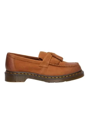 Dr Martens Mocassini Adrian Tumbled Nubuck Tassel Desert Brown Marrone 40557201