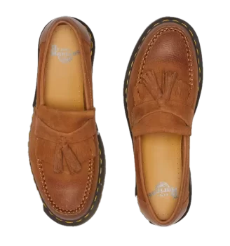 Dr Martens Mocassini Adrian Tumbled Nubuck Tassel Desert Brown Marrone | Dr Martens | 