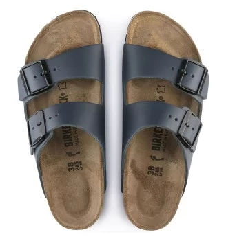 Birkenstock Sandali Arizona Pelle Naturale Blu | Birkenstock | 