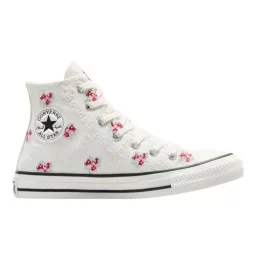 Converse Scarpe Chuck Taylor All Star Rose Cross Stitch Jr Bianco A12635C