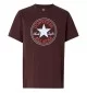 Converse T-Shirt Go-To All Star Patch Standard-Fit Rugged Brown Marrone Rosso 10025459-A32