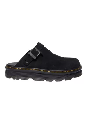 Dr. Martens Ciabatte Mules Platform Zebzag Eh Suede Nero 31657001