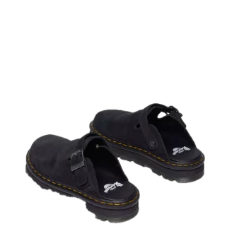 Dr. Martens Ciabatte Mules Platform Zebzag Eh Suede Nero | Dr Martens | 