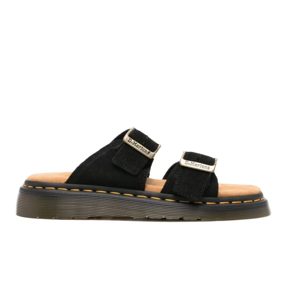 Dr. Martens Sandali Josef Black Eh Suede Nero 41082001