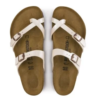 Birkenstock Infradito Mayari Graceful Pearl White Birko Flor Bianco | Birkenstock | 