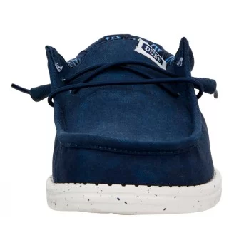 Hey Dude Scarpe Wally Stretch Canvas Blu Navy | Hey Dude | 
