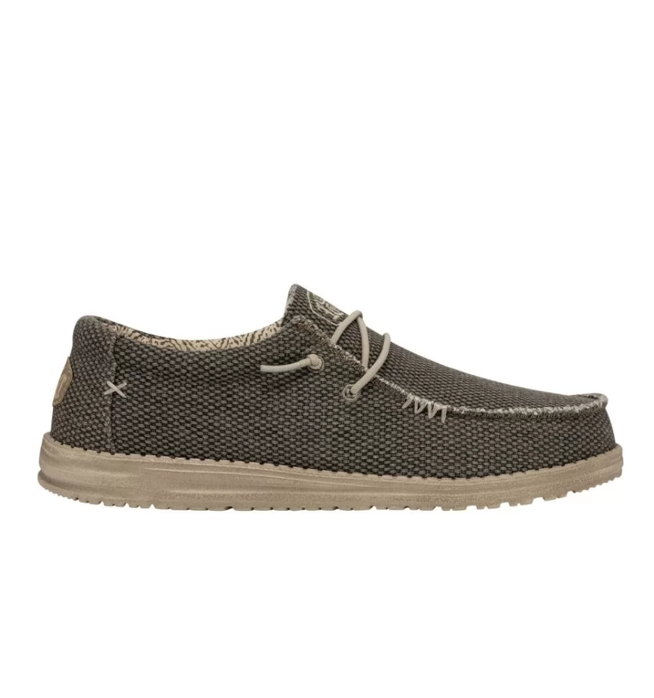 Hey Dude Scarpe Wally Braided Verde Militare HD.40003 army (3ve)