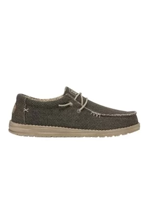 Hey Dude Scarpe Wally Braided Verde Militare HD.40003 army (3ve)