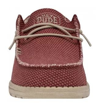 Hey Dude Scarpe Wally Braided Rosso | Hey Dude | 