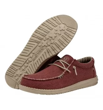 Hey Dude Scarpe Wally Braided Rosso | Hey Dude | 