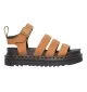 Dr. Martens Sandali Blaire Desert Brown Tumbled Nubuck Marrone 41123200