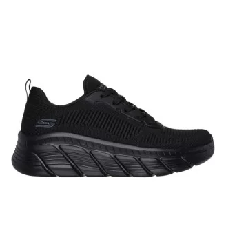 Skechers Scarpe Bobs Sport Flex Flying Hi Mono Nero 117385 BBK