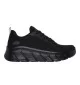 Skechers Scarpe Bobs Sport Flex Flying Hi Mono Nero 117385 BBK
