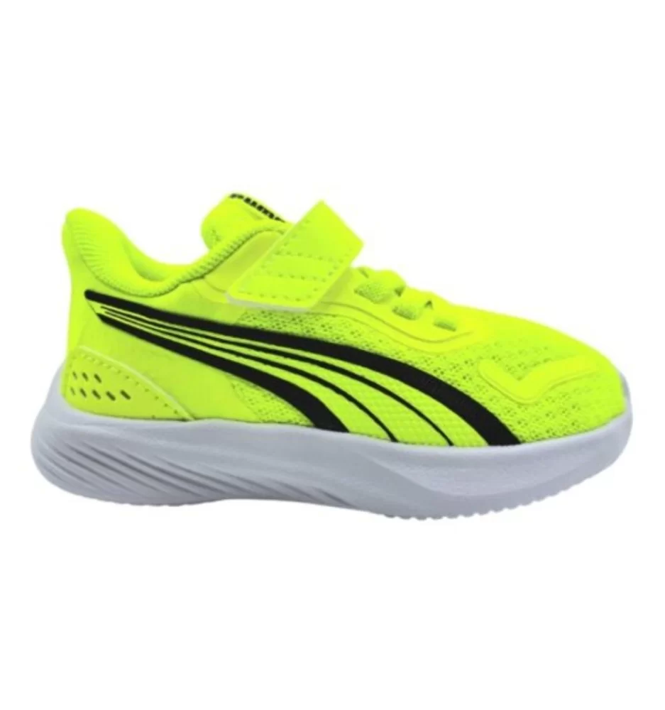 Puma Scarpe Pounce AC+ Inf Giallo Fluo 401516-02