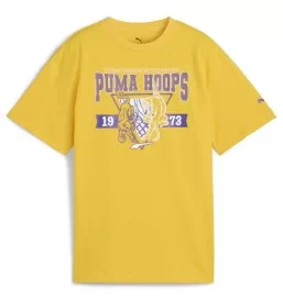 Puma T-shirt Rival Rage III Hoops Giallo 630815-34
