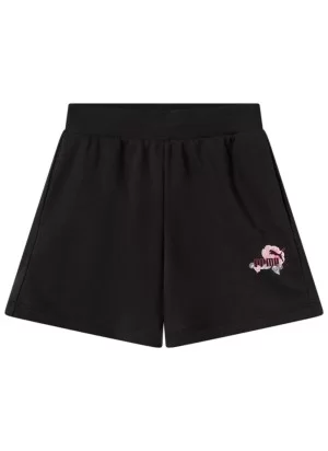 Puma Pantaloncini Ess Floral 5” Training Nero 689045-01