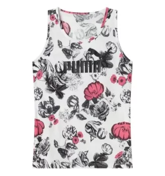 Puma Canotta Ess Floral Aop Bianco 689044-02