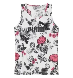 Puma Canotta Ess Floral Aop Bianco 689044-02