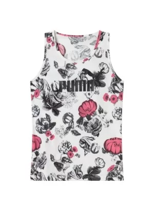 Puma Canotta Ess Floral Aop Bianco 689044-02