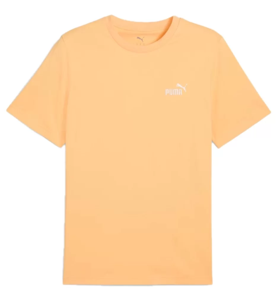 Puma T-shirt Essentials Small Logo N. 1 Arancione Pesca 682535-41
