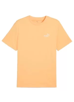 Puma T-shirt Essentials Small Logo N. 1 Arancione Pesca 682535-41