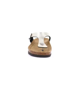 Grunland Infradito 2430 Hola Champagne Argento | Grunland | 
