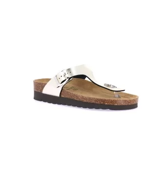 Grunland Infradito 2430 Hola Champagne Argento | Grunland | 