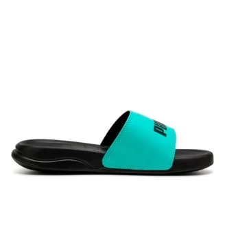 Puma Ciabatte Popcat 20 Jr Verde Acqua E Nero 372017-37