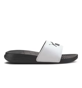 Puma Ciabatte Popcat 20 Ps Kids Nero E Bianco 372313-02