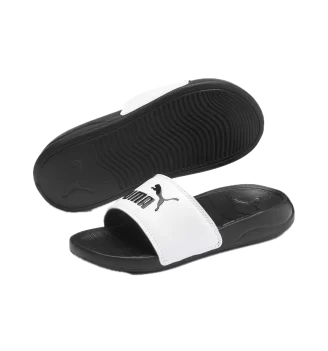 Puma Ciabatte Popcat 20 Ps Kids Nero E Bianco | Puma | 