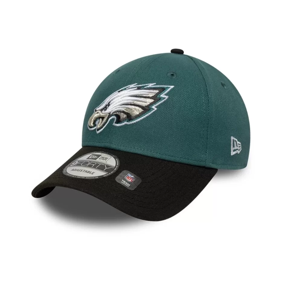 New Era Cappello 9forty Philadelphia Eagles Team The League Verde Petrolio 10517872