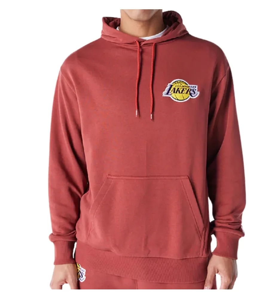 New Era Felpa League Essentials Inj Os Los Angeles Lakers Rosso 60578570
