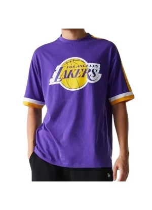 New Era T-shirt Panel Oversize Nba Los Angeles Lakers Viola 60596252