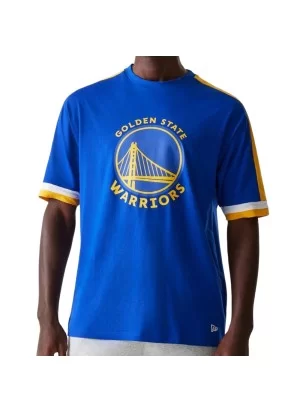 New Era T-shirt Panel Oversize Nba Golden State Warriors Blu 60596248