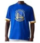 New Era T-shirt Panel Oversize Nba Golden State Warriors Blu 60596248