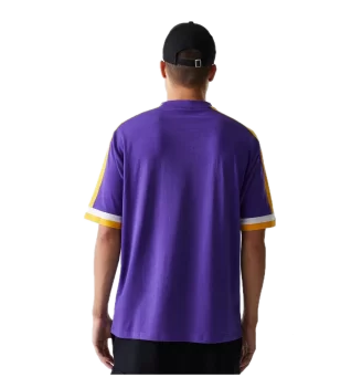 New Era T-shirt Panel Oversize Nba Los Angeles Lakers Viola | New Era | 