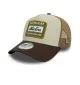 New Era Cappello Patch Cot Canv Trucker Buffalo Ny Beige E Marrone 60603674