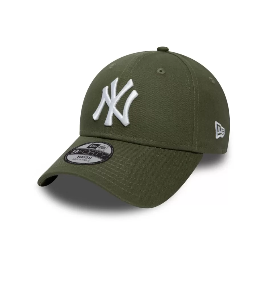 New Era Cappello 9Forty League Essential New York Yankees Verde Khaki 12745559