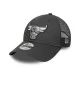 New Era Cappello 9forty Trucker Nba Chicago Bulls Grigio 60667433